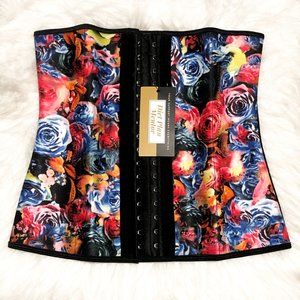 FLORAL WAIST TRAINER CORSET CINCHER (S)